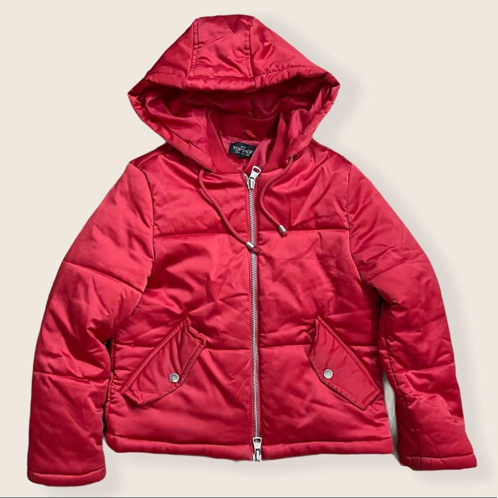 topshop petite puffer jacket